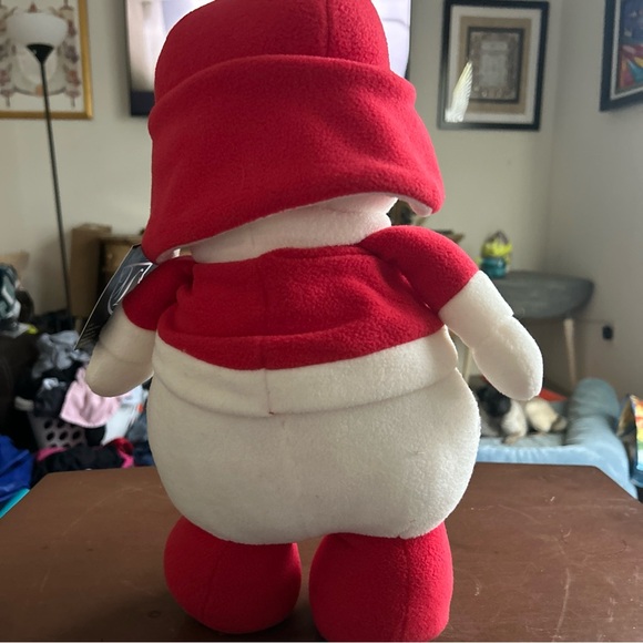 The Memory Company Chilly Plush Snowman Beaded Feet 17” Georgia Bulldogs NWT - Picture 2 of 4